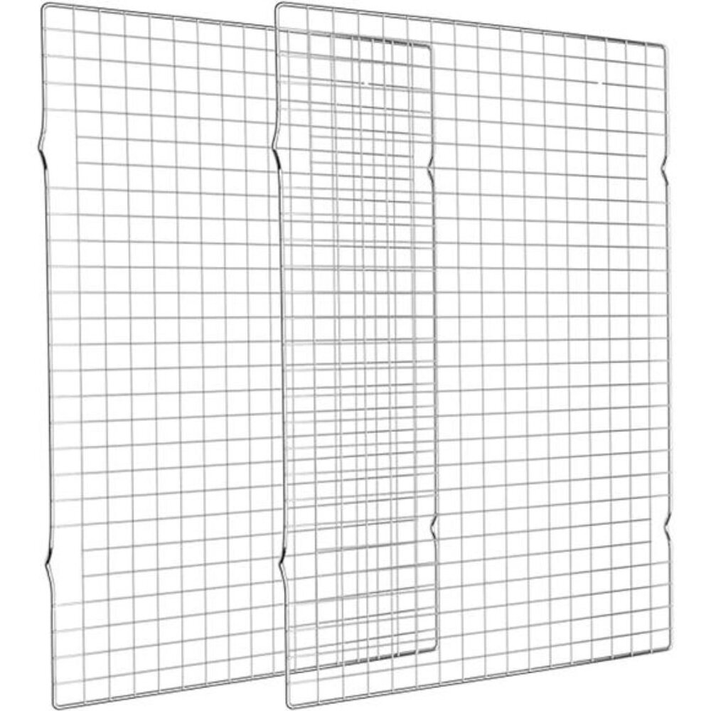 Cooling Rack for Baking 2-Pack, 16x10 Inches Baking Rack, Thick Wire Cookie Rack - Picture 8 of 8